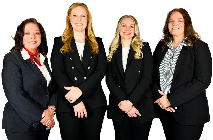 The HKH Family Law attorneys and staff standing together